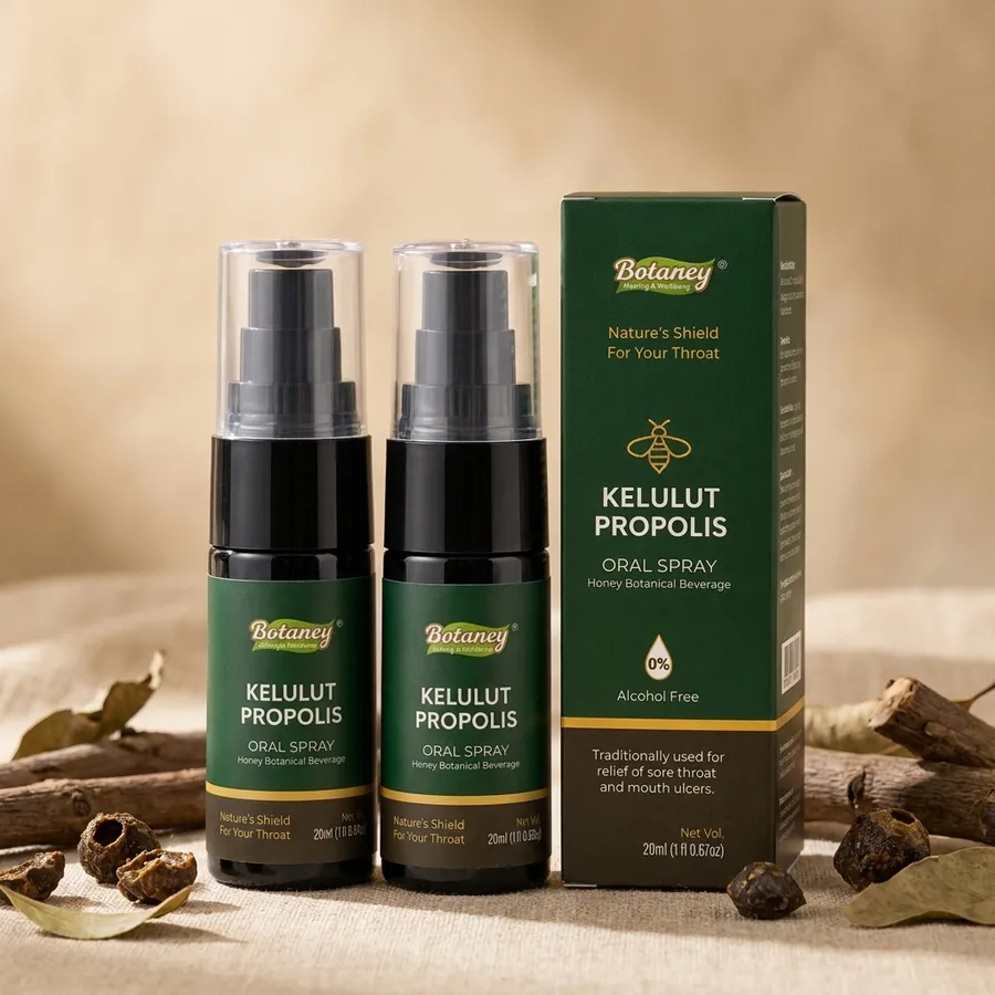 Pakej 2 botol spray propolis